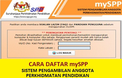 Cara Daftar MySPP Online | Sistem Pengambilan Anggota Perkhidmatan ...